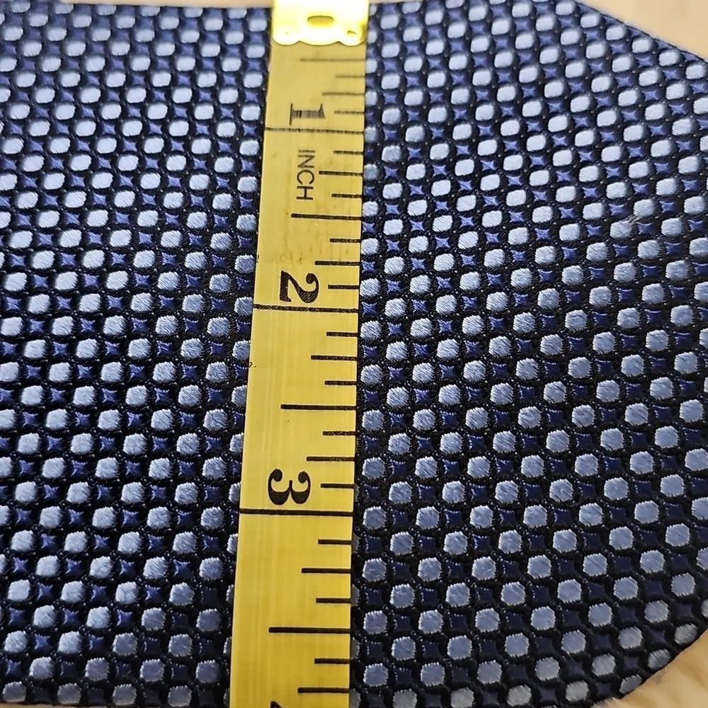 Men's‎ Blue Patterned Tie By SETAZONE.Pure Silk, Hand Made.